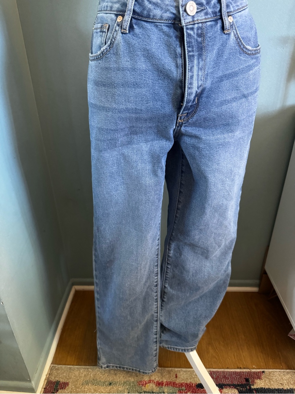 Seven7 NWOT Light Blue Wide-Leg Jeans denim 6 - Picture 4 of 6
